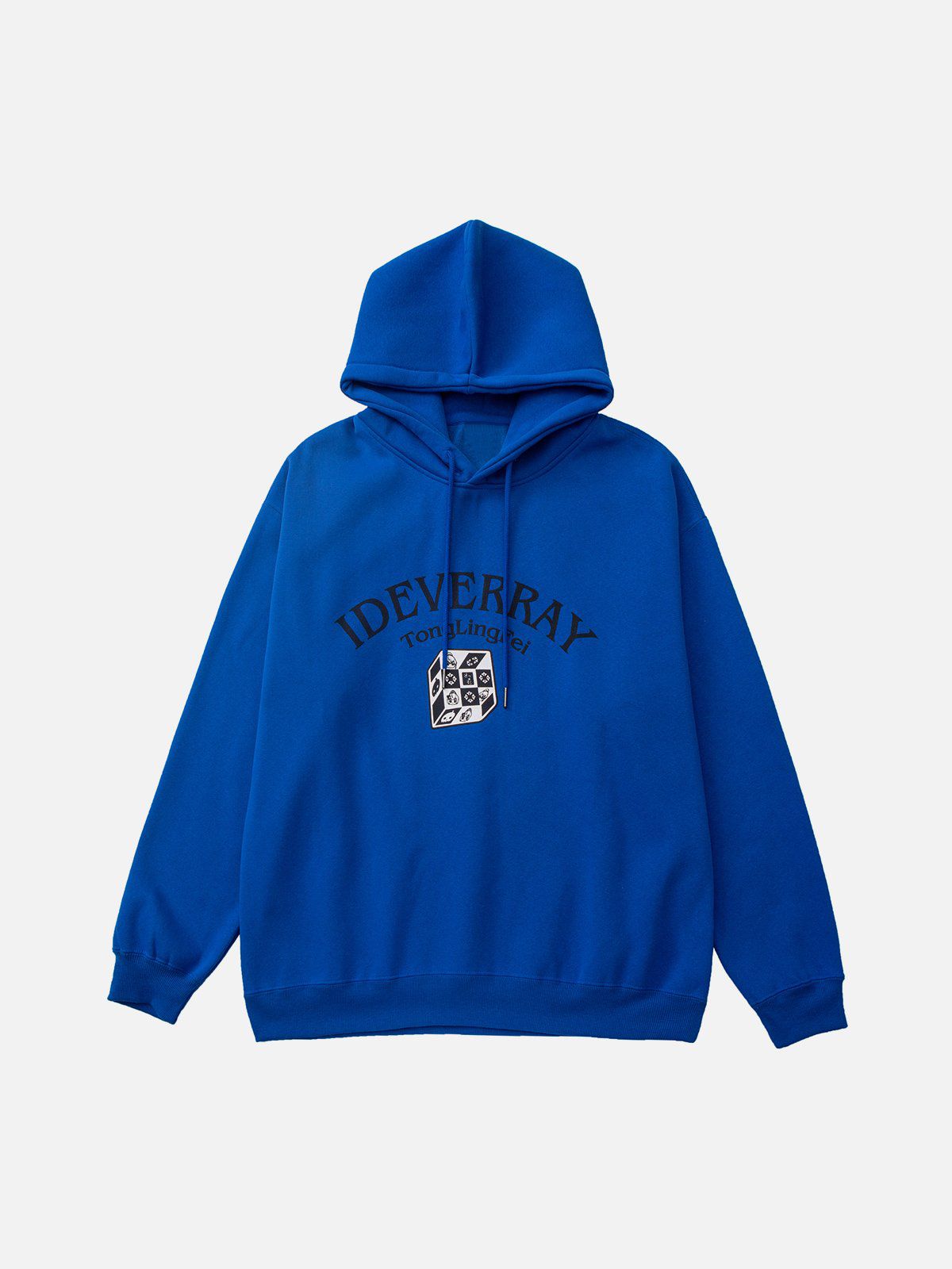 Cartoon Color Block Hoodie - Youthful & Dynamic Streetwear