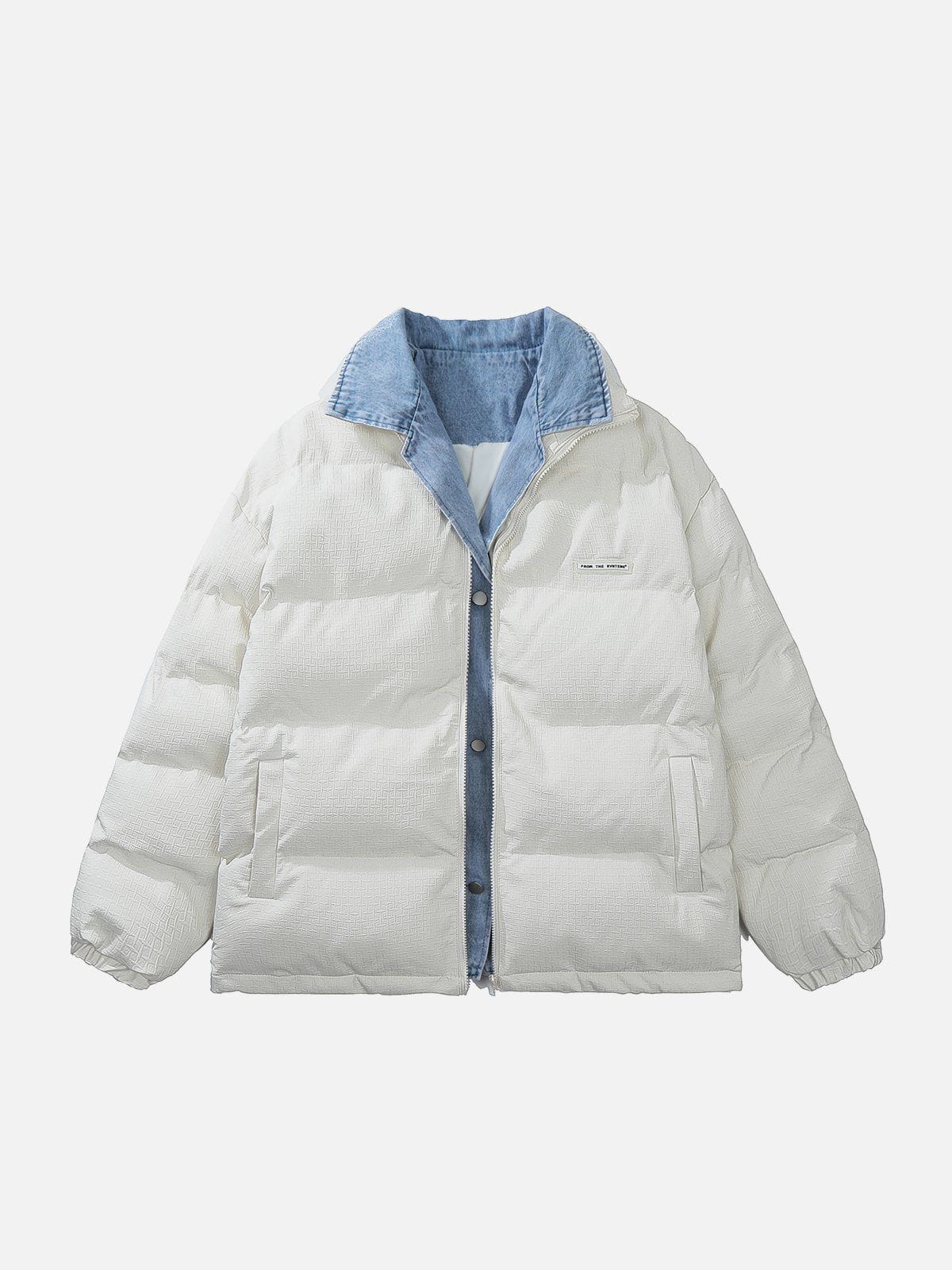 Chic Dual-Layer Polo Collar Coat Winter Essential