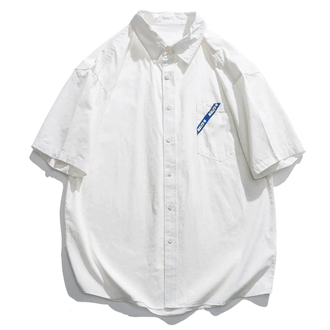 Chic Simple Solid Color Tee - Sleek & Youthful Style
