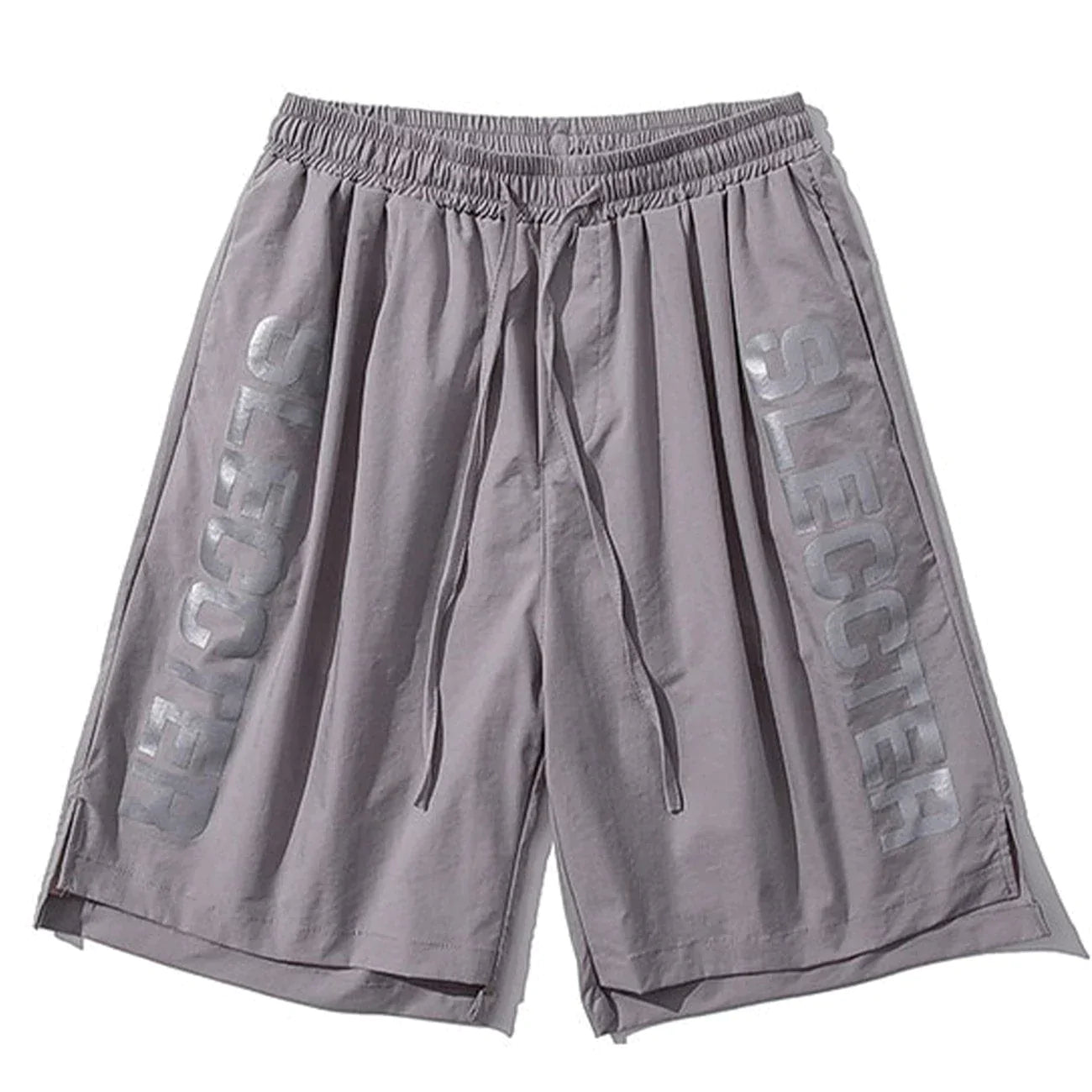 Dynamic Laser Drawstring Shorts - Youthful Urban Appeal