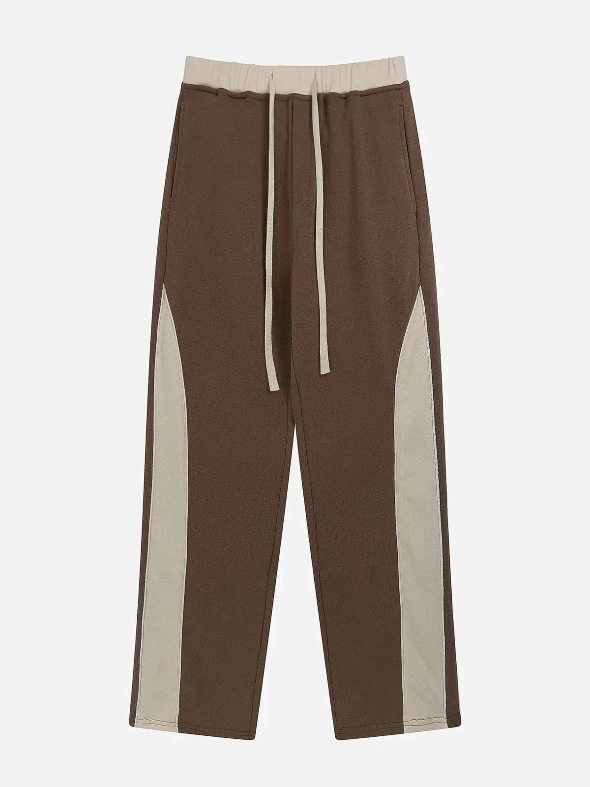 Dynamic Side Contrast Sweatpants Urban & Youthful Style