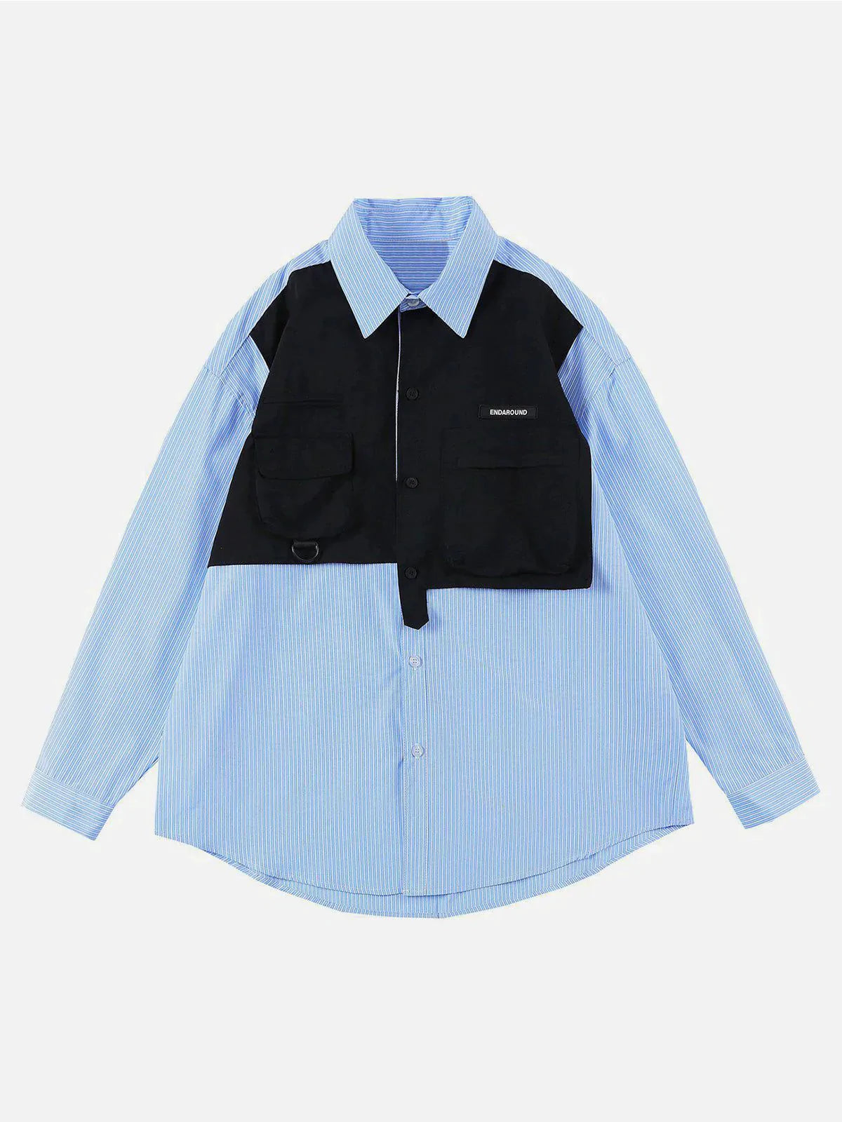 Innovative Dual Vest Illusion Shirt Youthful & Dynamic