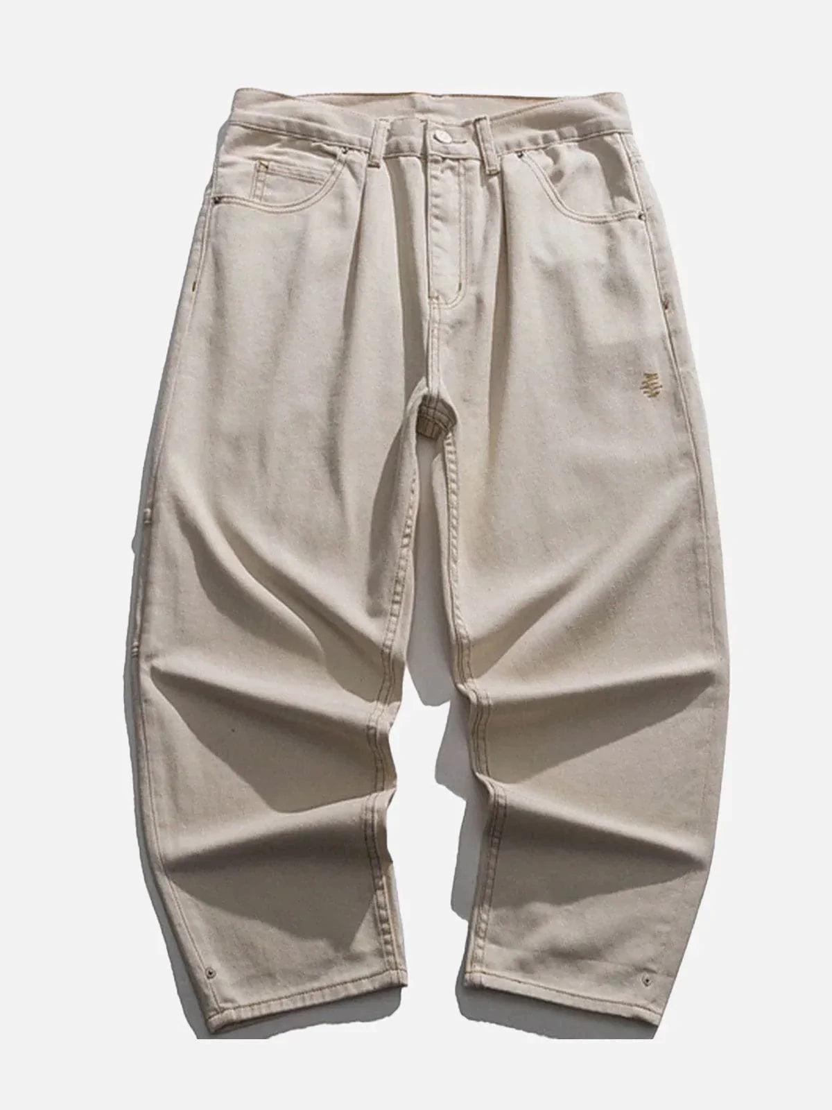 Simple Embroidered Jeans Classic & Chic Streetwear Staple