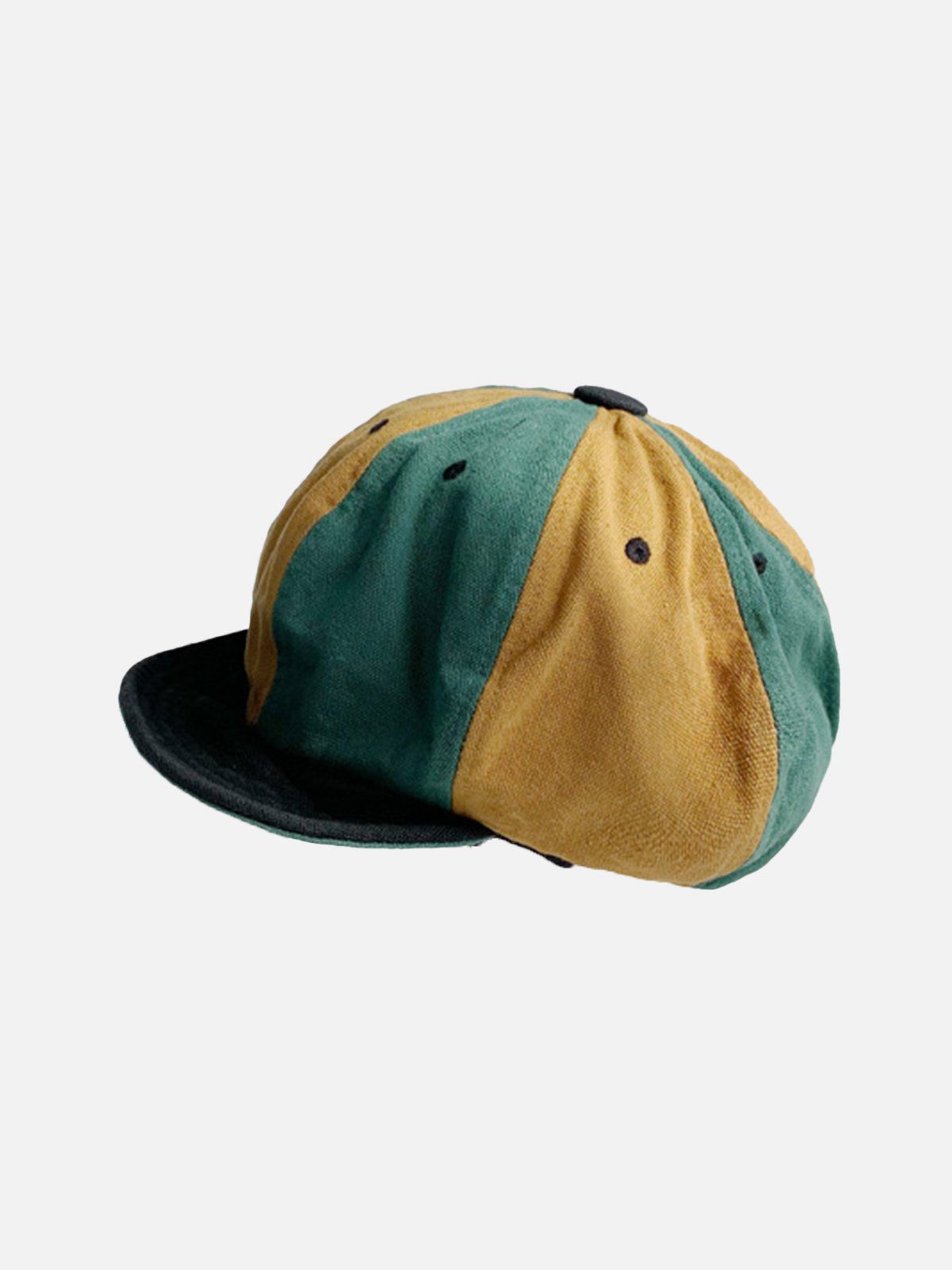 Vintage Color Block Hat - Chic & Youthful Streetwear Staple