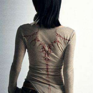 Fairy Grunge Back Print Top - Y2K Fashion, Comfy Outfits & Spring Aesthetic