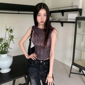 Hooded Corset Top - Y2K Fashion Meets Coquette Aesthetic for Trendy Summer Outfits