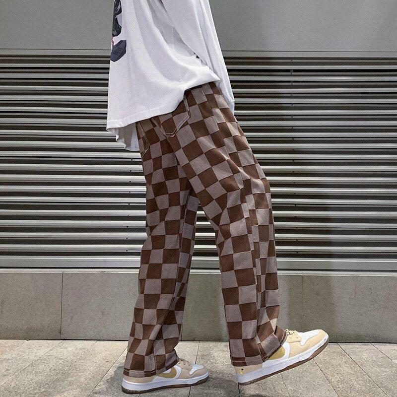 Y2K Checkered Pants - Trendy Casual Outfit for Spring & Summer Fashion Vibes