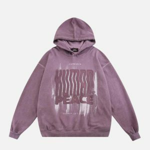 Y2K Coquette Aesthetic Graphic Hoodie for Casual Spring Outfits