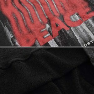 Y2K Coquette Aesthetic Graphic Hoodie for Casual Spring Outfits