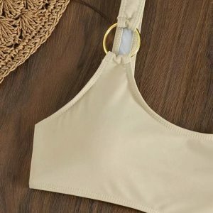 Y2K Fashion 3-Piece Swimwear Set: U Neck, O Ring, Perfect for Summer Outfits & Vacation