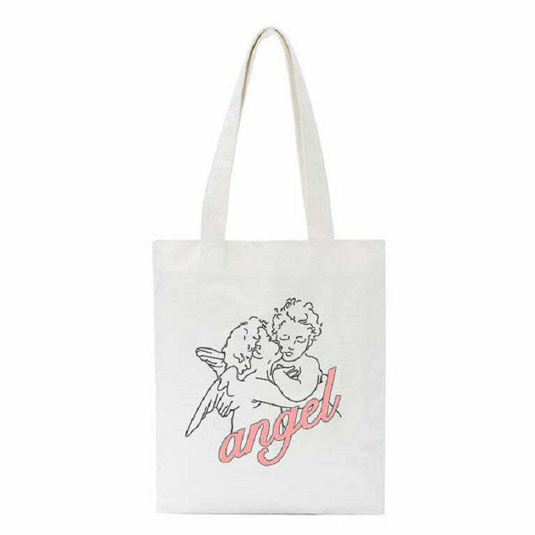 Y2K Fashion Angel Shoulder Bag - Perfect for Summer Outfits, Concerts & Casual Looks