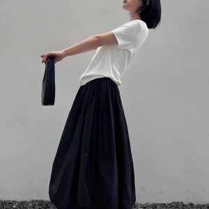 Y2K Fashion Bubble Midi Skirt - Trendy Spring & Summer Outfit Ideas for Every Occasion