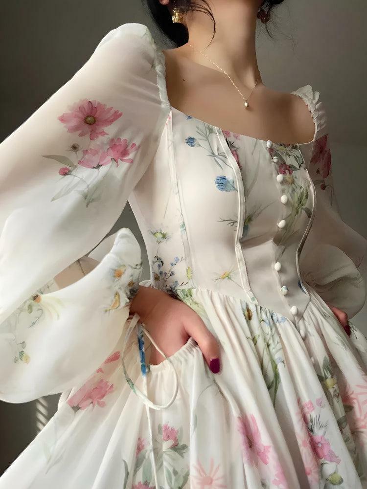 Y2K Fashion Cottagecore Maxi Dress - Perfect for Spring Outfits & Summer Fits