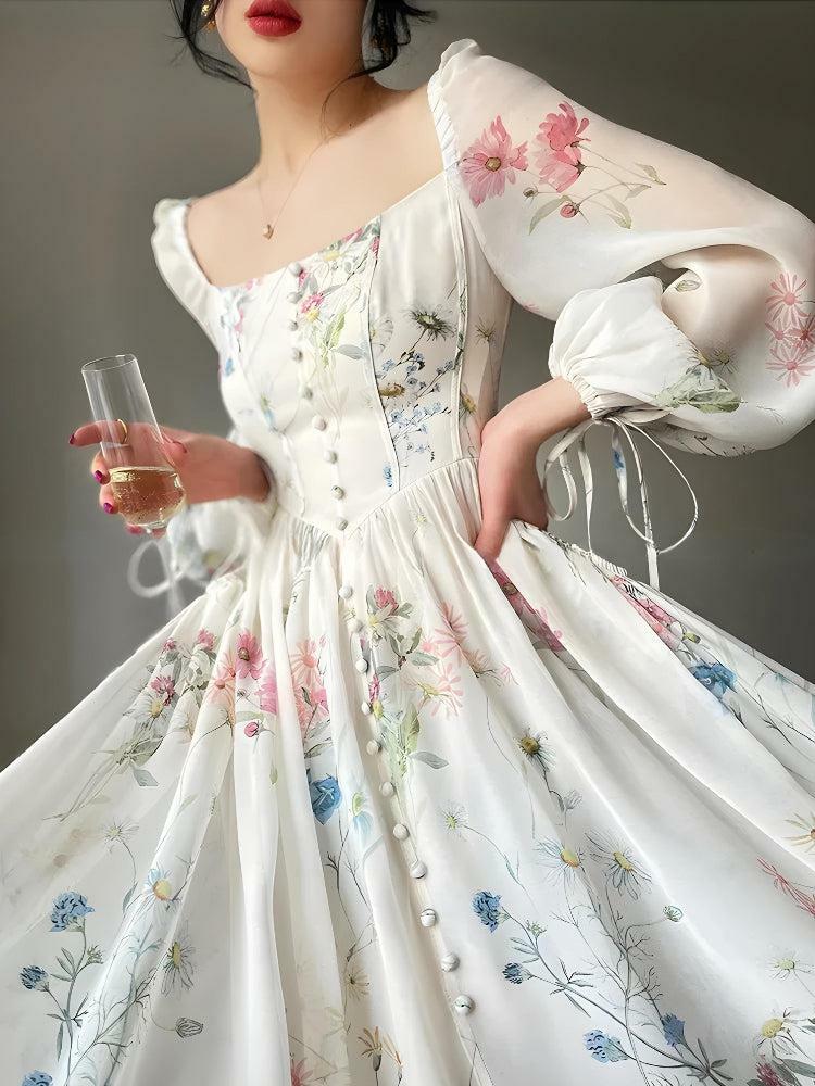 Y2K Fashion Cottagecore Maxi Dress - Perfect for Spring Outfits & Summer Fits