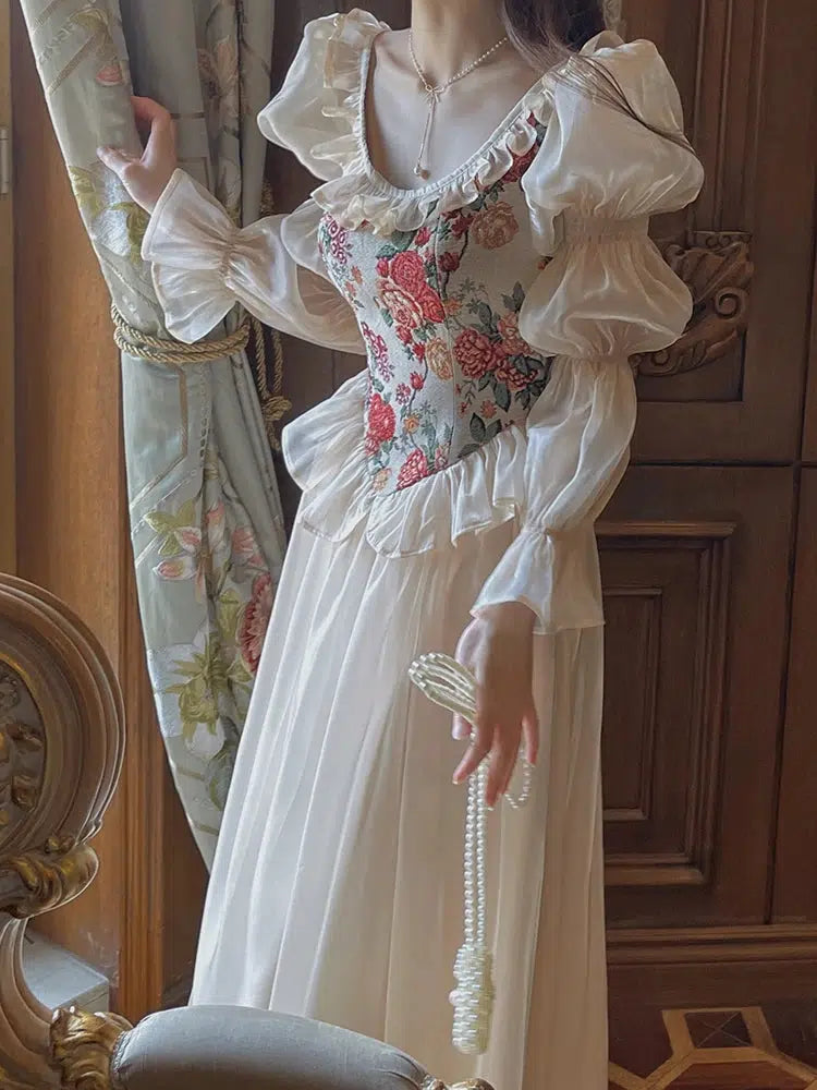 Y2K Fashion Cottagecore Maxi Dress - Perfect for Spring Outfits & Summer Fits