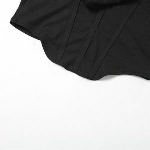 Y2K Fashion Cowl Neck Hoodie - Trendy Cut Out Long Sleeve Crop Top for Spring Outfits