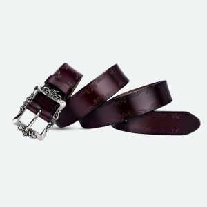 Y2K Fashion Faux Leather Belt for Coquette Aesthetic & Casual Outfit Ideas