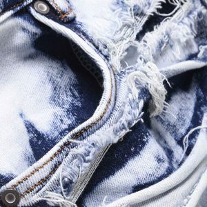 Y2K Fashion High Street Slim Fit Jeans for Casual & Spring Outfits