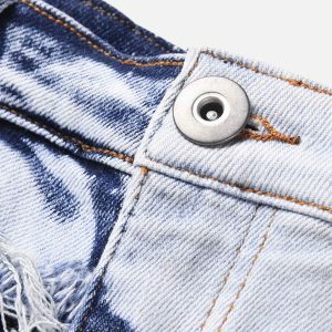 Y2K Fashion High Street Slim Fit Jeans for Casual & Spring Outfits