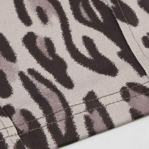 Y2K Fashion Leopard V-Neck Cami Top - Perfect for Summer Outfits & Casual Looks