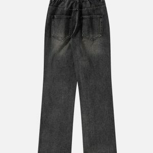 Y2K Fashion Retro Straight Casual Jeans for Trendy Summer & Spring Outfits