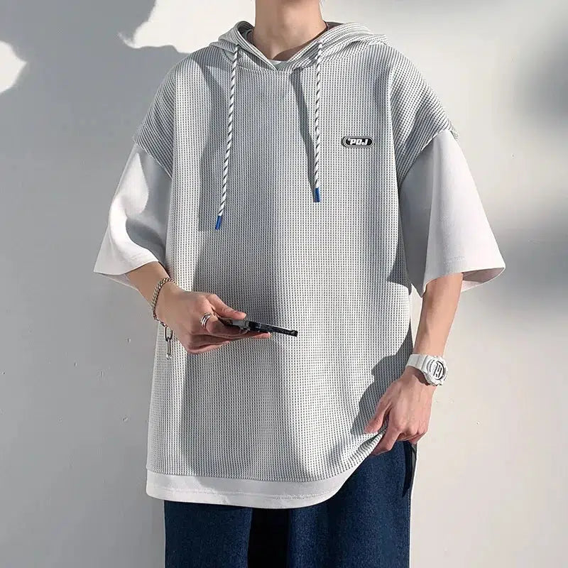 Y2K Fashion Short Sleeve Hoodie: Comfy Outfits for Spring, Summer & Concerts
