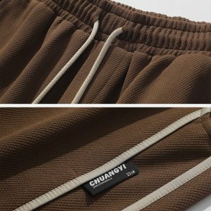Y2K Fashion Side Stripe Shorts for Casual Summer & Spring Outfits