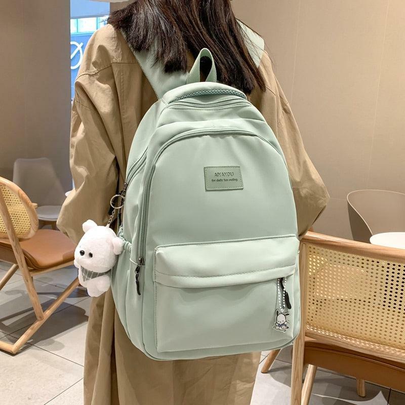 Y2K Fashion Soft Girl Waterproof School Backpack - Trendy Outfit Ideas & Comfy Style