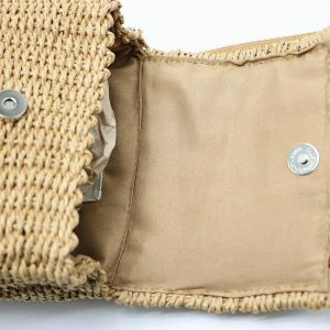 Y2K Fashion Straw Backpack: Perfect for Summer Outfits, Concerts, and Vacation Fits