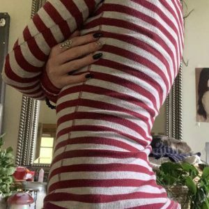 Y2K Fashion Street Stripe Long Sleeves Tee - Perfect for Casual Outfits & Spring Style