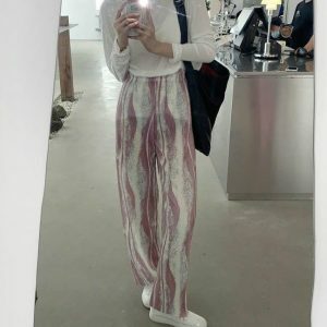Y2K Fashion Tie Dye Soft Pants - Comfy 90s Aesthetic for Casual Outfits & Summer Fits