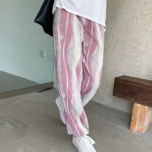 Y2K Fashion Tie Dye Soft Pants - Comfy 90s Aesthetic for Casual Outfits & Summer Fits