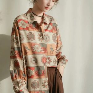 Y2K Fashion Vintage Grandmacore Shirt - Trendy Outfit Ideas for Spring & Summer