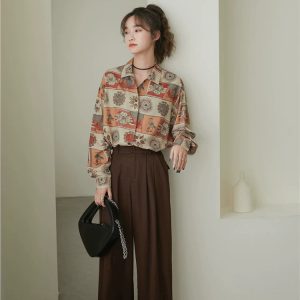 Y2K Fashion Vintage Grandmacore Shirt - Trendy Outfit Ideas for Spring & Summer