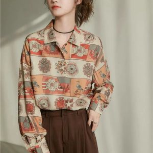 Y2K Fashion Vintage Grandmacore Shirt - Trendy Outfit Ideas for Spring & Summer
