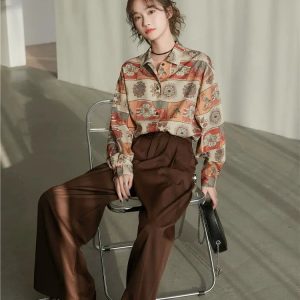 Y2K Fashion Vintage Grandmacore Shirt - Trendy Outfit Ideas for Spring & Summer
