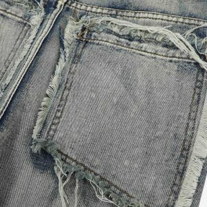Y2K Fashion Washed Distressed Jeans for Casual & Concert Outfit Ideas