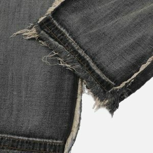 Y2K Fashion Washed Distressed Jeans for Casual & Concert Outfit Ideas
