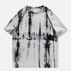 Y2K Tie Dye Tee for Casual Outfits, Concerts, and Summer Vibes