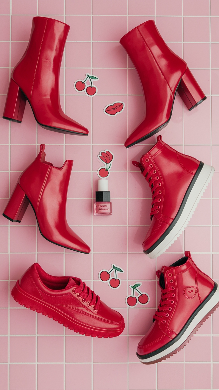 Red Shoes Aesthetic: Stand Out in Style outfit idea