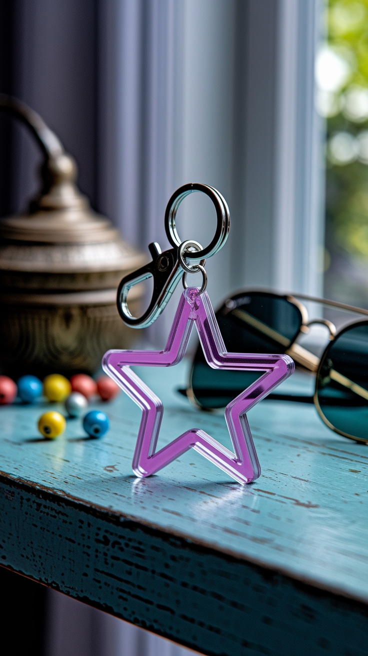 Keychain Acrylic: Trendy and Functional Accessories outfit idea