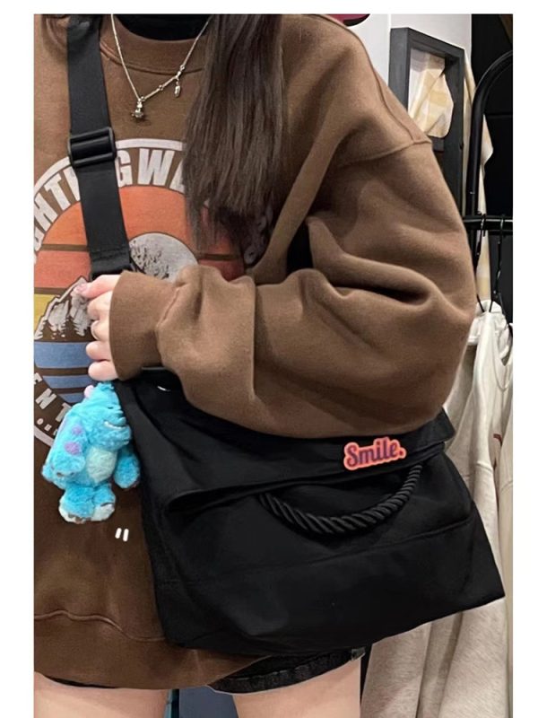 2023 Nylon Crossbody Bag for Women - Large Capacity Tote Messenger for College, Commuting & Everyday Use