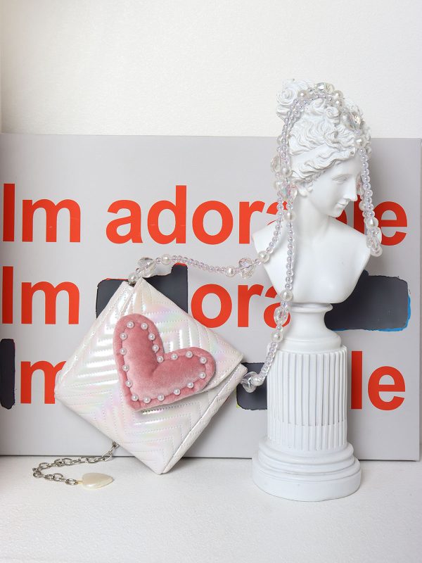 2023 Summer Mini Heart-Shaped Handbag for Women - Versatile Stylish Crossbody Phone & Coin Purse, Cute High-End Design