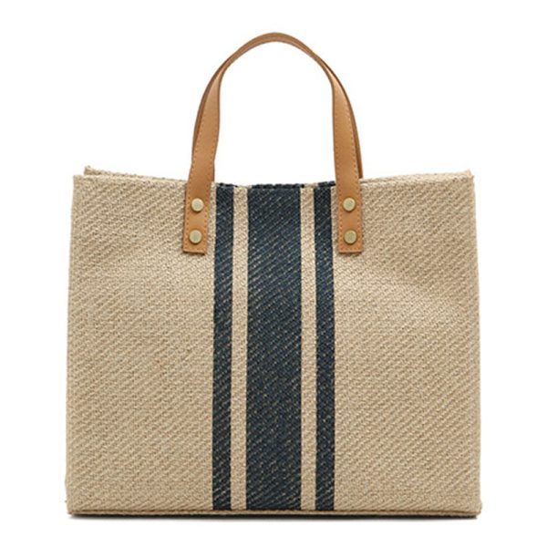 2024 Korean Style Women's Large Canvas Shoulder Crossbody Handbag - Simple Professional Commuter Fashion