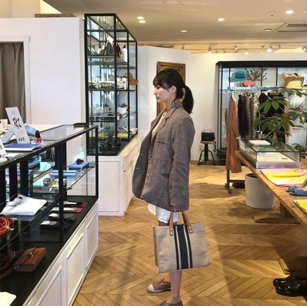 2024 Korean Style Women's Large Canvas Shoulder Crossbody Handbag - Simple Professional Commuter Fashion