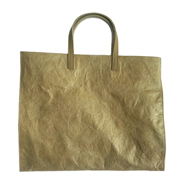 2024 Korean Style Women's Shoulder Crossbody Bag, Vintage Large Capacity Kraft Paper Tote for Everyday Use