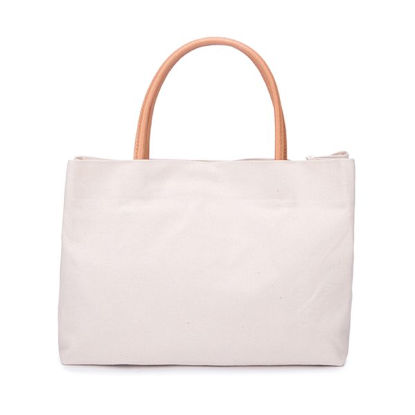2024 Minimalist Large Capacity Shoulder Canvas Tote Bag - Dongdaemun Style Women's Shopping Bag