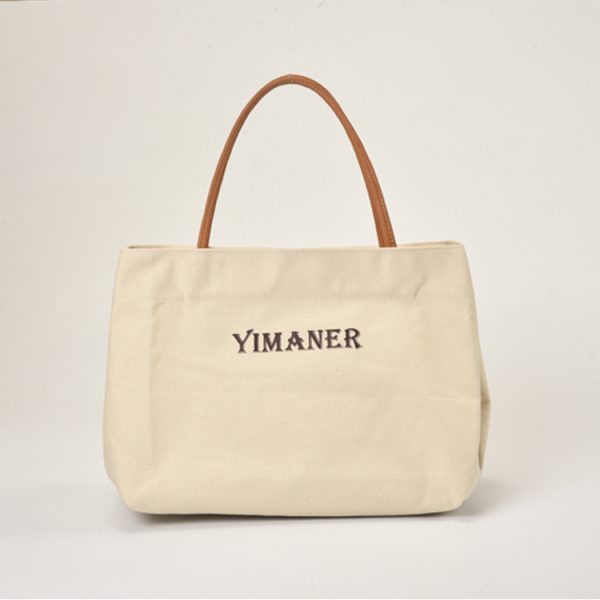 2024 Minimalist Large Capacity Shoulder Canvas Tote Bag - Dongdaemun Style Women's Shopping Bag