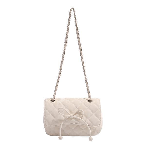 2024 Women's Bow Underarm Bag - High-End Shoulder & Crossbody Bag, Versatile Chain Design, Fashionable Trend