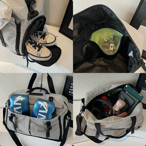 2025 Fitness Travel Bag for Men & Women - Large Capacity Training & Business Luggage for Short Trips